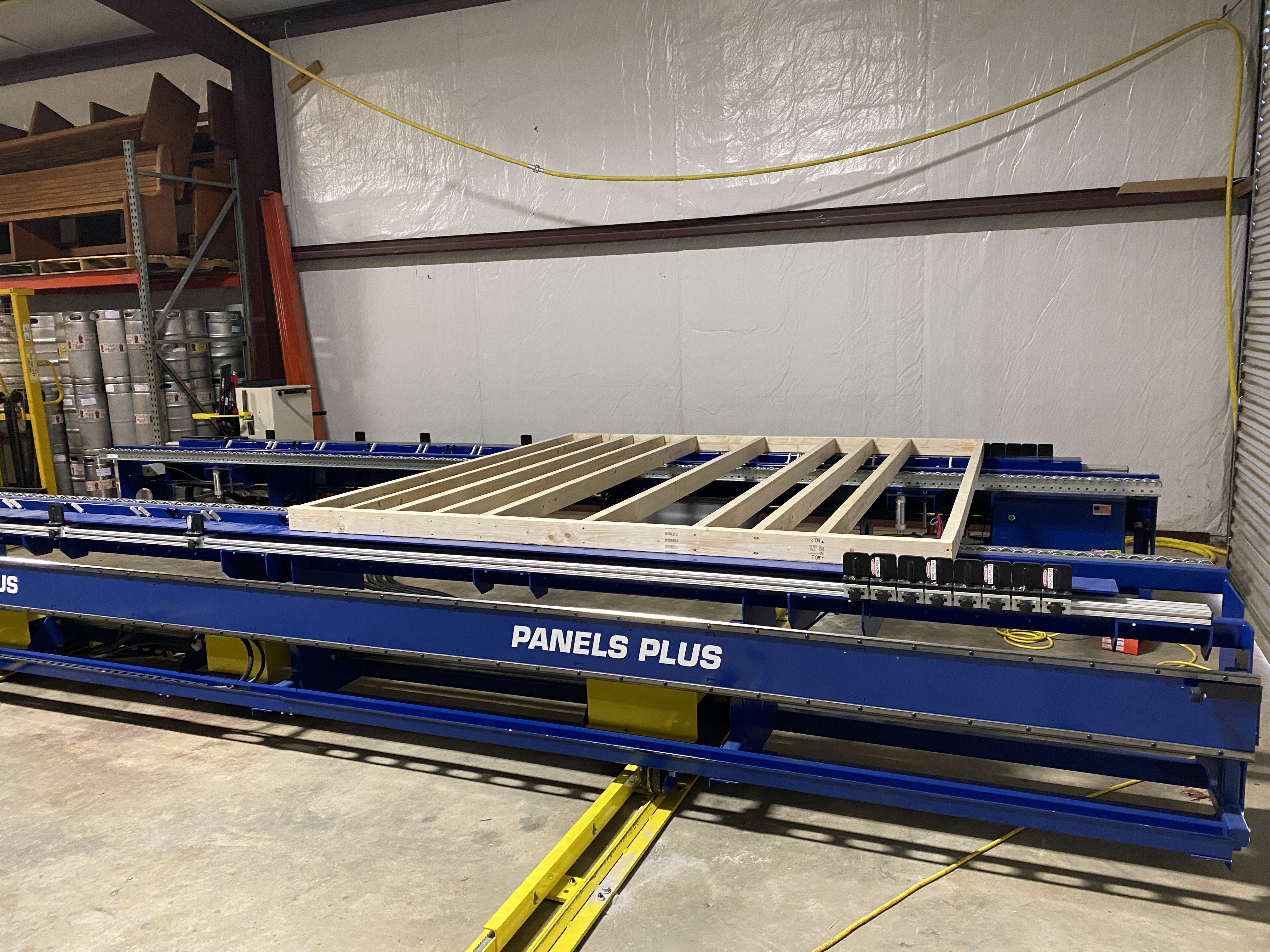 Step 1: Building a wall panel in the factory